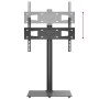Mueble de TV de esquina 1 nivel para 32-65 pulgadas negro von vidaXL, Monitor- und TV-Ständer - Ref: Foro24-379565, Preis: 71...