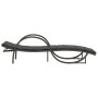 Tumbona con cojín ratán sintético gris 60x199x42 cm by vidaXL, Loungers - Ref: Foro24-368259, Price: 143,91 €, Discount: %