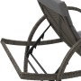 Tumbona con cojín ratán sintético gris 60x199x42 cm by vidaXL, Loungers - Ref: Foro24-368259, Price: 143,91 €, Discount: %