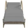 Liegestühle mit Tisch, 2 Stück, aus synthetischem Rattan in Beige. von vidaXL, Liegen - Ref: Foro24-368267, Preis: 267,75 €, ...