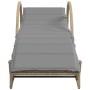 Liegestühle mit Tisch, 2 Stück, aus synthetischem Rattan in Beige. von vidaXL, Liegen - Ref: Foro24-368267, Preis: 271,89 €, ...