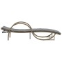 Liegestühle mit Tisch, 2 Stück, aus synthetischem Rattan in Beige. von vidaXL, Liegen - Ref: Foro24-368267, Preis: 271,89 €, ...