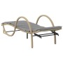 Liegestühle mit Tisch, 2 Stück, aus synthetischem Rattan in Beige. von vidaXL, Liegen - Ref: Foro24-368267, Preis: 271,89 €, ...