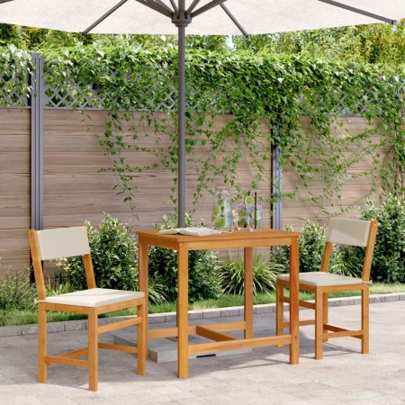 Juego de balcón con cojines 3 piezas madera maciza de acacia by vidaXL, Garden sets - Ref: Foro24-365855, Price: 159,89 €, Di...