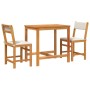 Juego de balcón con cojines 3 piezas madera maciza de acacia by vidaXL, Garden sets - Ref: Foro24-365855, Price: 159,89 €, Di...