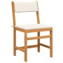 Juego de balcón con cojines 3 piezas madera maciza de acacia by vidaXL, Garden sets - Ref: Foro24-365855, Price: 159,89 €, Di...