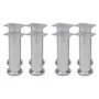 Sofa legs 8 units round chrome 180 mm by vidaXL, Chair and sofa supports - Ref: Foro24-3051483, Price: 21,73 €, Discount: %