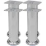 Sofa legs 8 units round chrome 180 mm by vidaXL, Chair and sofa supports - Ref: Foro24-3051483, Price: 21,73 €, Discount: %