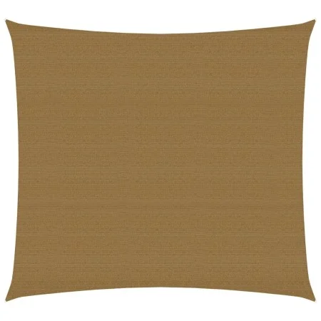 Taupe gray HDPE sail awning 160 g/m² 3.6x3.6 m by vidaXL, Umbrellas - Ref: Foro24-311385, Price: 36,05 €, Discount: %