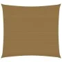Toldo de vela HDPE gris taupe 160 g/m² 3,6x3,6 m de vidaXL, Sombrillas - Ref: Foro24-311385, Precio: 37,51 €, Descuento: %