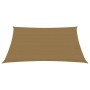 Taupe gray HDPE sail awning 160 g/m² 2x3.5 m by vidaXL, Umbrellas - Ref: Foro24-311393, Price: 29,83 €, Discount: %