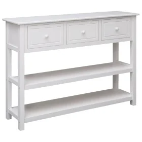 Solid white Paulownia wood sideboard 108x30x76 cm by vidaXL, Sideboards - Ref: Foro24-338547, Price: 181,15 €, Discount: %