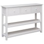 Massives weißes Paulownia-Holz-Sideboard 108x30x76 cm von vidaXL, Sideboards - Ref: Foro24-338547, Preis: 184,27 €, Rabatt: %