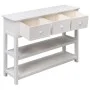 Solid white Paulownia wood sideboard 108x30x76 cm by vidaXL, Sideboards - Ref: Foro24-338547, Price: 181,15 €, Discount: %