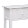 Massives weißes Paulownia-Holz-Sideboard 108x30x76 cm von vidaXL, Sideboards - Ref: Foro24-338547, Preis: 184,27 €, Rabatt: %