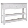 Massives weißes Paulownia-Holz-Sideboard 108x30x76 cm von vidaXL, Sideboards - Ref: Foro24-338547, Preis: 184,27 €, Rabatt: %