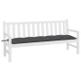 Gartenbankauflage anthrazitgrauer Oxford-Stoff 180x50x7 cm von vidaXL, Kissen für Stühle und Sofas - Ref: Foro24-361621, Prei...