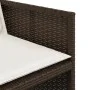 5-piece garden dining set and brown synthetic rattan cushions by vidaXL, Garden sets - Ref: Foro24-3277664, Price: 358,12 €, ...