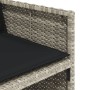 Garten-Essgruppe 5-teilig mit hellgrauen synthetischen Rattankissen von vidaXL, Gartensets - Ref: Foro24-3277666, Preis: 333,...
