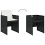 5-piece garden furniture set with black synthetic rattan cushions by vidaXL, Garden sets - Ref: Foro24-3277670, Price: 359,50...