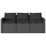 2-piece garden dining set with black synthetic rattan cushions by vidaXL, Garden sets - Ref: Foro24-366329, Price: 235,04 €, ...
