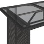 2-piece garden dining set with black synthetic rattan cushions by vidaXL, Garden sets - Ref: Foro24-366329, Price: 235,04 €, ...