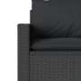 3-seater garden sofa with black synthetic rattan cushions by vidaXL, Outdoor sofas - Ref: Foro24-366341, Price: 214,99 €, Dis...