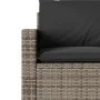 3-seater garden sofa with gray synthetic rattan cushions by vidaXL, Outdoor sofas - Ref: Foro24-366343, Price: 210,94 €, Disc...