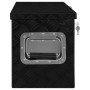 Caja de aluminio negra 80x30x35 cm de vidaXL, Cajas de herramientas - Ref: Foro24-146442, Precio: 198,05 €, Descuento: %