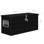 Caja de aluminio negra 80x30x35 cm de vidaXL, Cajas de herramientas - Ref: Foro24-146442, Precio: 198,05 €, Descuento: %