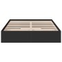 Black engineered wood bed frame with drawers 150x200 cm by vidaXL, Beds and slatted bases - Ref: Foro24-3280651, Price: 175,3...