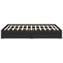 Black engineered wood bed frame with drawers 150x200 cm by vidaXL, Beds and slatted bases - Ref: Foro24-3280651, Price: 173,3...