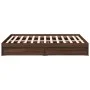 Cama con cajones madera de ingeniería marrón roble 140x190 cm de vidaXL, Camas y somieres - Ref: Foro24-3280691, Precio: 183,...