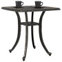 Mesa de jardín aluminio fundido bronce 53x53x53 cm de vidaXL, Mesas de jardín - Ref: Foro24-4002815, Precio: 73,51 €, Descuen...
