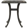 Mesa de jardín aluminio fundido bronce 53x53x53 cm de vidaXL, Mesas de jardín - Ref: Foro24-4002815, Precio: 73,51 €, Descuen...