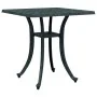 Green cast aluminum garden table 53x53x53 cm by vidaXL, Garden tables - Ref: Foro24-4002822, Price: 67,95 €, Discount: %