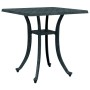 Mesa de jardín aluminio fundido verde 53x53x53 cm de vidaXL, Mesas de jardín - Ref: Foro24-4002822, Precio: 74,09 €
