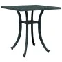 Green cast aluminum garden table 53x53x53 cm by vidaXL, Garden tables - Ref: Foro24-4002822, Price: 67,95 €, Discount: %