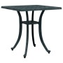 Mesa de jardín aluminio fundido verde 53x53x53 cm de vidaXL, Mesas de jardín - Ref: Foro24-4002822, Precio: 74,09 €