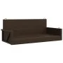 Braune Schaukelbank aus synthetischem Rattan, 119 x 56 x 48 cm von vidaXL, Gartenbänke - Ref: Foro24-365626, Preis: 116,66 €,...