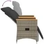 2-Sitzer-Gartensofa mit grauem PE-Rattantisch von vidaXL, Outdoor-Sofas - Ref: Foro24-365723, Preis: 286,31 €, Rabatt: %