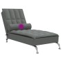 Massage Divan Sofa with Dark Gray Fabric Cushion by vidaXL, Daybeds - Ref: Foro24-379444, Price: 135,37 €, Discount: %