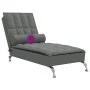 Massage Divan Sofa with Dark Gray Fabric Cushion by vidaXL, Daybeds - Ref: Foro24-379444, Price: 154,01 €, Discount: %