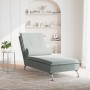 Massage Divan Sofa with Light Gray Velvet Cushion by vidaXL, Daybeds - Ref: Foro24-379450, Price: 97,95 €, Discount: %