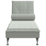 Massage Divan Sofa with Light Gray Velvet Cushion by vidaXL, Daybeds - Ref: Foro24-379450, Price: 97,95 €, Discount: %