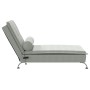 Massage Divan Sofa with Light Gray Velvet Cushion by vidaXL, Daybeds - Ref: Foro24-379450, Price: 97,95 €, Discount: %