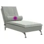Massage Divan Sofa with Light Gray Velvet Cushion by vidaXL, Daybeds - Ref: Foro24-379450, Price: 105,09 €, Discount: %
