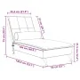 Massage Divan Sofa with Light Gray Velvet Cushion by vidaXL, Daybeds - Ref: Foro24-379450, Price: 105,09 €, Discount: %
