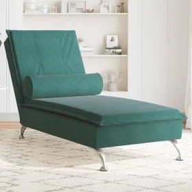 Massage Divan Sofa with Dark Gray Velvet Cushion by vidaXL, Daybeds - Ref: Foro24-379452, Price: 105,38 €, Discount: %