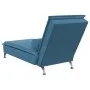 Massage Divan Sofa with Blue Velvet Cushion by vidaXL, Daybeds - Ref: Foro24-379467, Price: 160,19 €, Discount: %